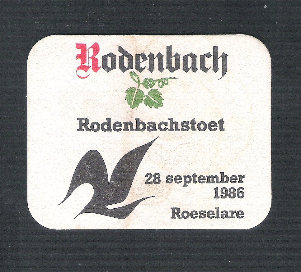 Tapis à bière - Rodenbach - 1593, Collections, Enlèvement ou Envoi