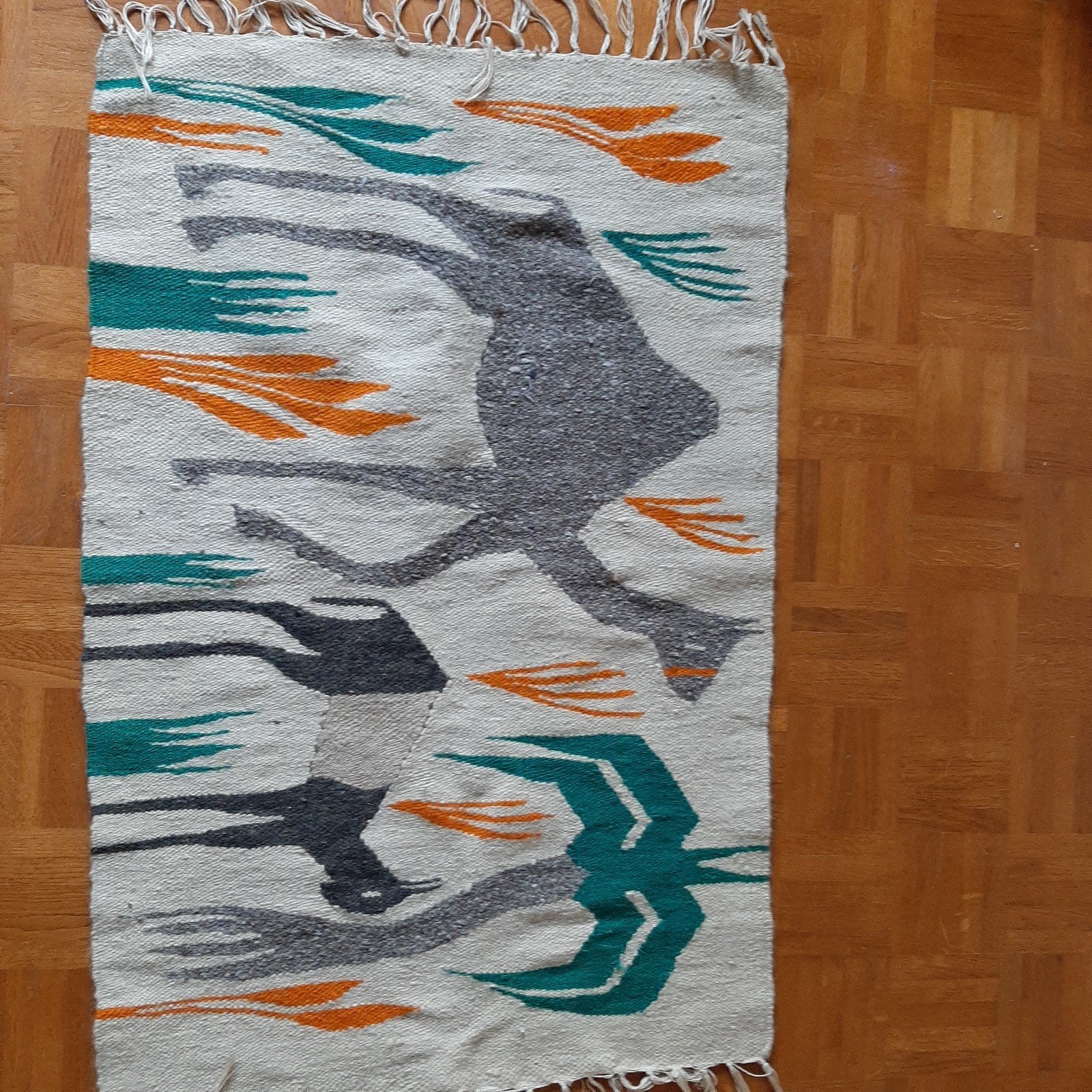 Tapis Kilim Égyptien, Enlèvement