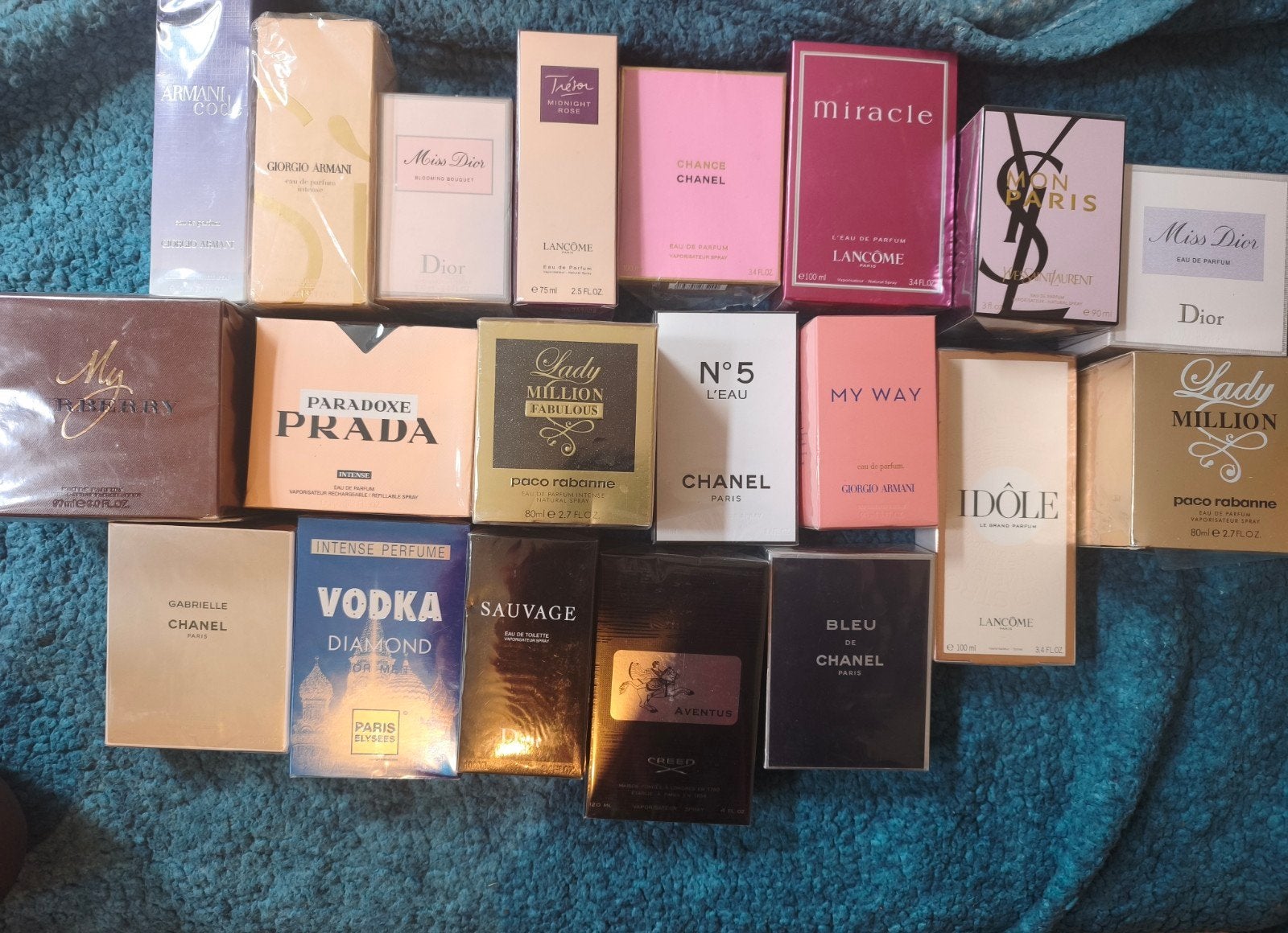 Eau de Parfum, Giorgio Armani, Chanel, Lancôme, Paco Rabann, Verzamelen, Ophalen of Verzenden