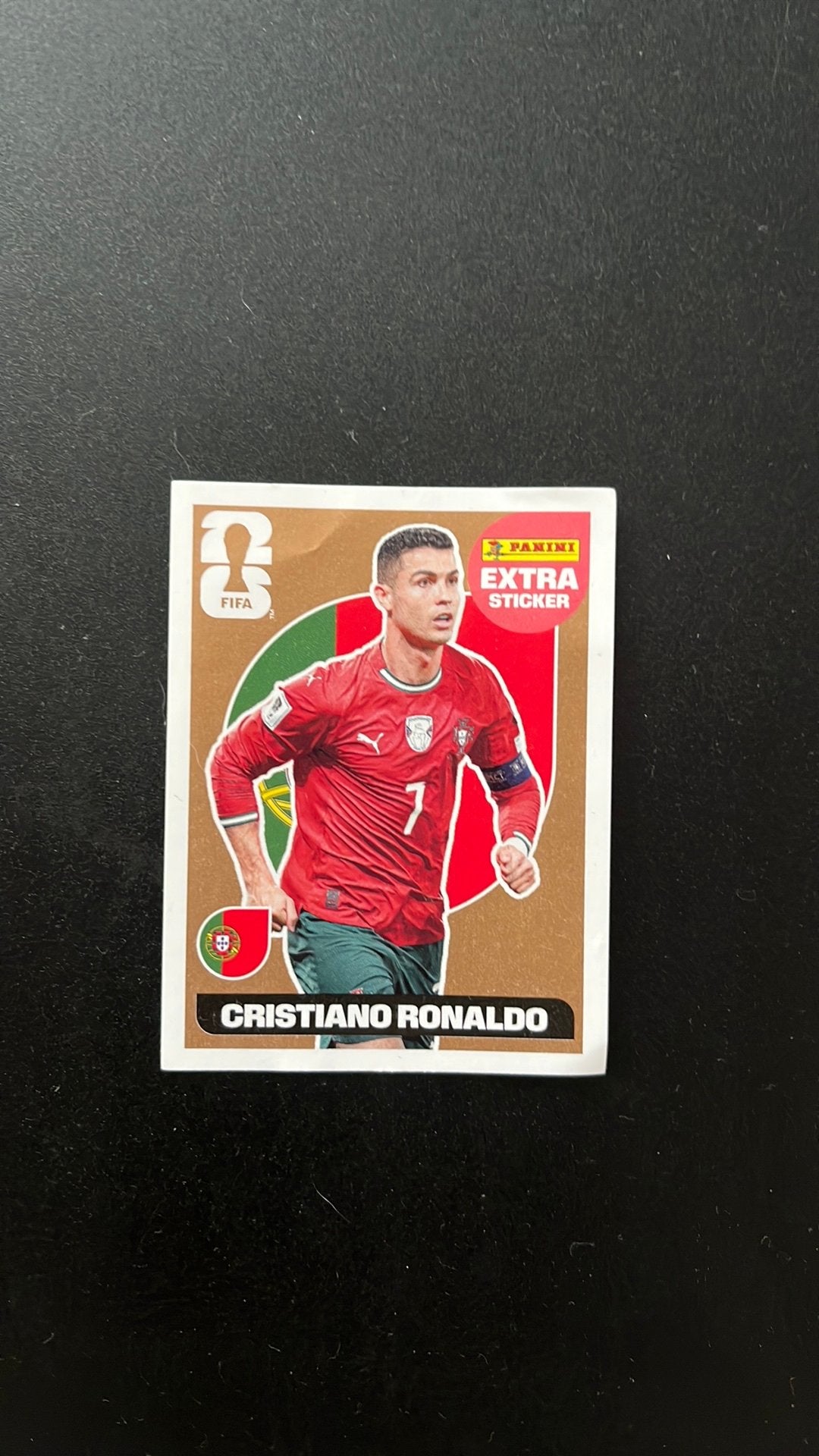 Extra sticker ronaldo, Ophalen of Verzenden, Zo goed als nieuw