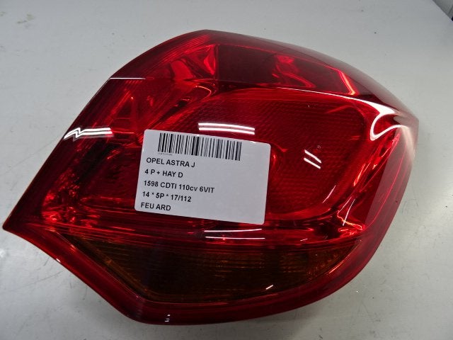 ACHTERLICHT RECHTS Opel Astra J (PC6 / PD6 / PE6 / PF6), Auto-onderdelen, Verlichting, Gebruikt, Opel