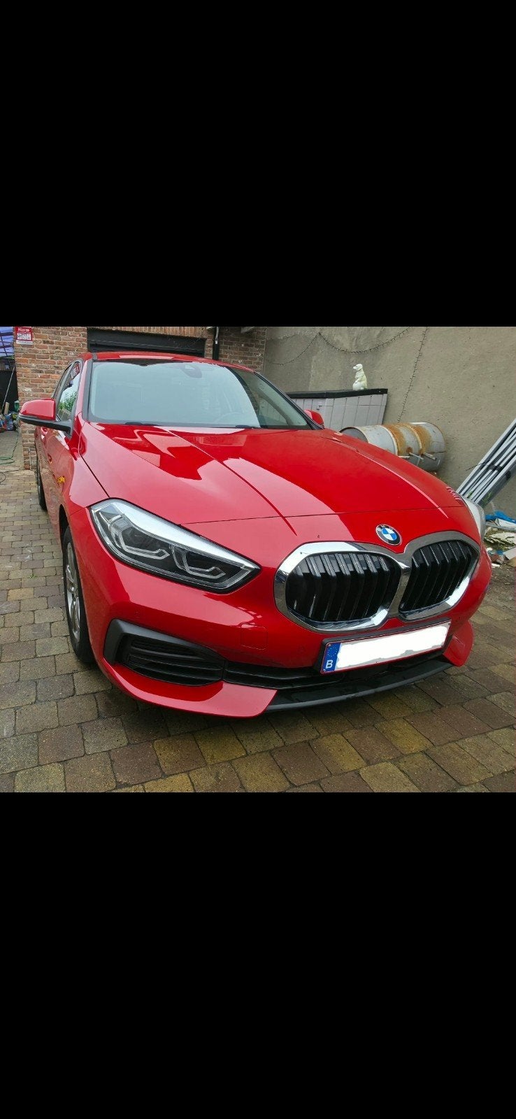 bmw 118i, Autos, Rouge, Achat, Boîte manuelle, Noir