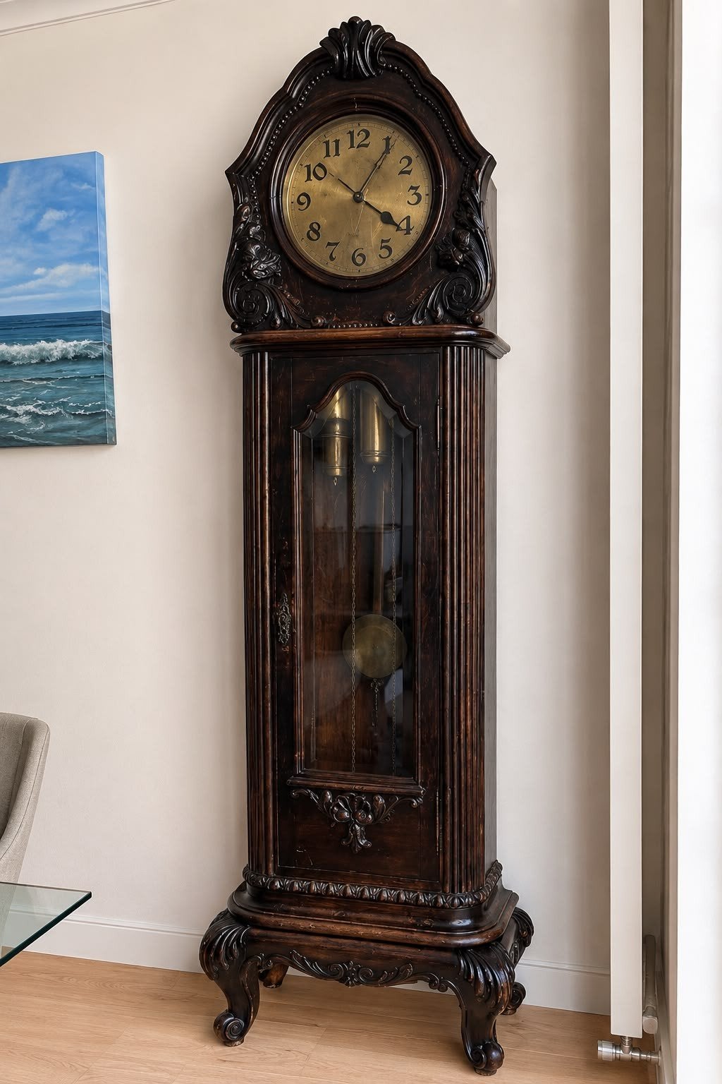 doutse klok 3 gewiechten  mechanis 29.5 cm, Antiquités & Art, Antiquités | Horloges, Enlèvement