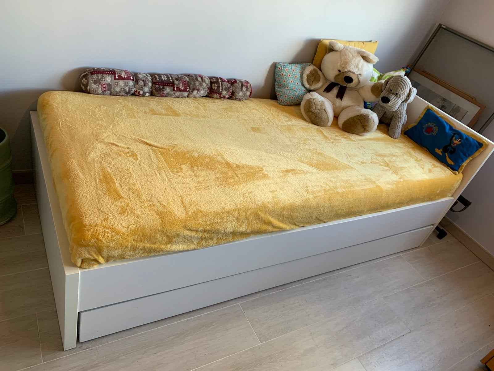 Lit, Enlèvement, Neuf, 160 à 180 cm, Sommier à lattes