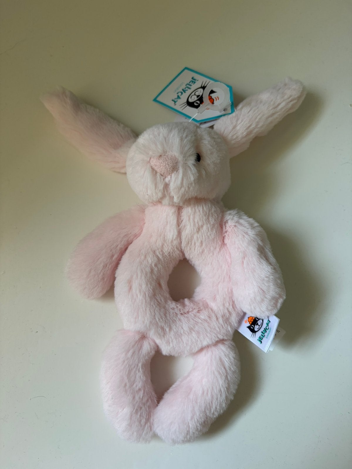 Nieuwe Jellycat bashful bunny grabber, Jellycat, Met geluid, Overige karakters, Overige typen
