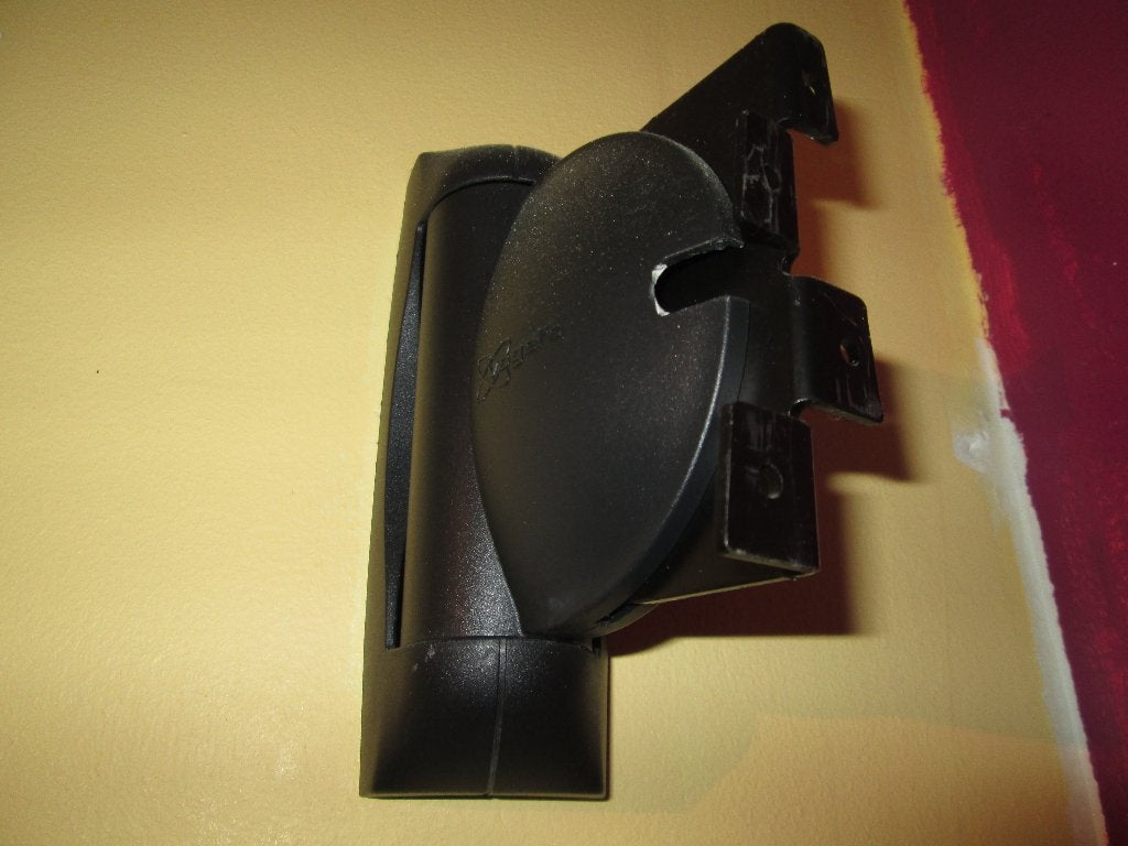 Supports (2) d'enceinte muraux noirs, Audio, Tv en Foto, Overige Audio, Tv en Foto, Ophalen, Zo goed als nieuw