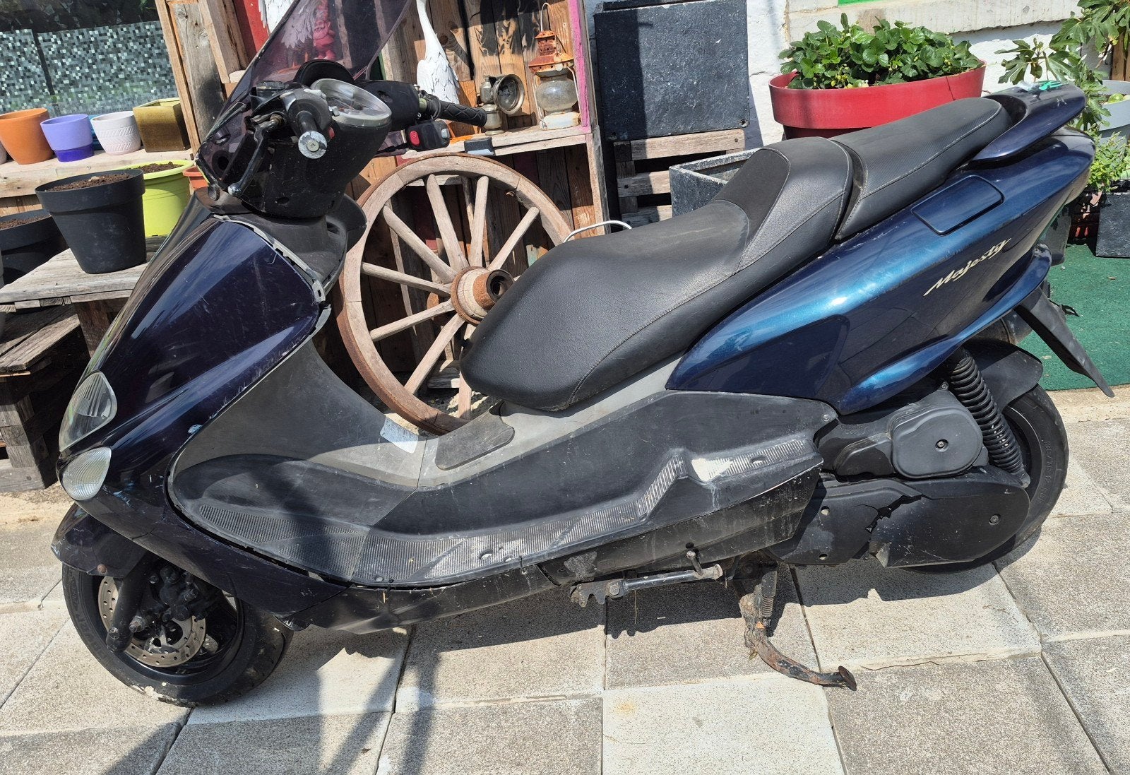 YAMAHA MAJESTY 125 non tournant avec clé et papier, Motos, Particulier, Neuf, Scooter