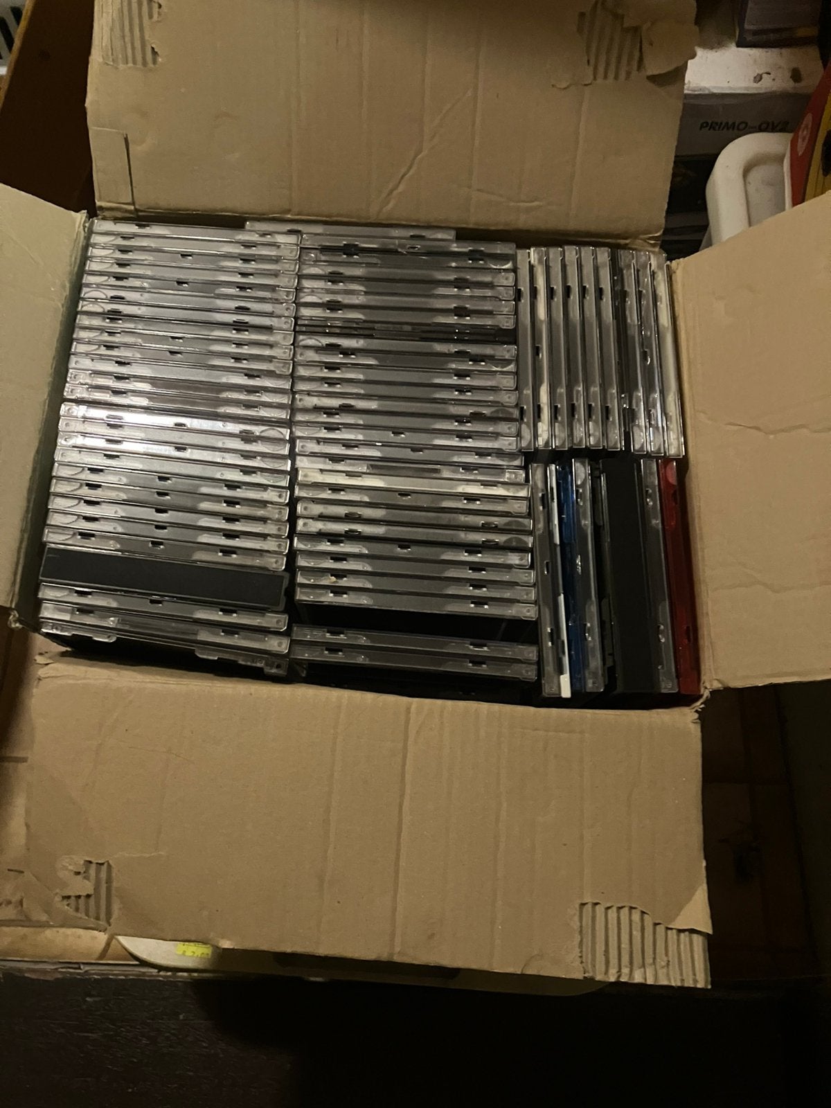 Lege cd hoesjes volledige doos +_ 280 stuks, Cd's en Dvd's, Cd's | Overige Cd's, Ophalen of Verzenden, Zo goed als nieuw