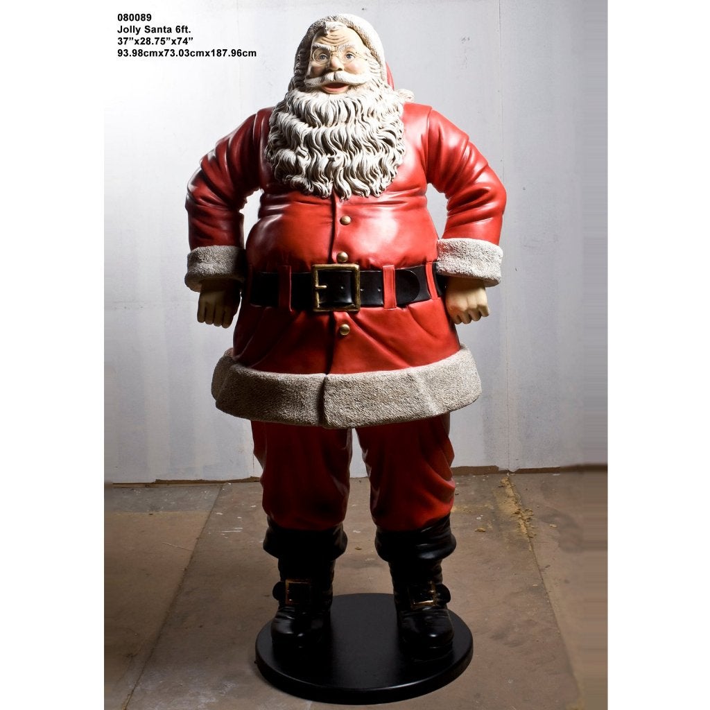 Jolly Kerstman — Kerstman met llicht hoogte 188 cm, Ophalen, Nieuw