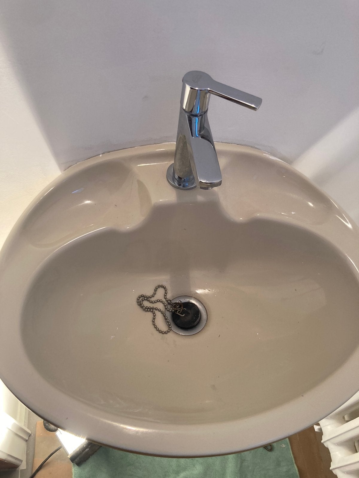 Vintage wasbakje, Ophalen, Zo goed als nieuw, Steen, Wastafel