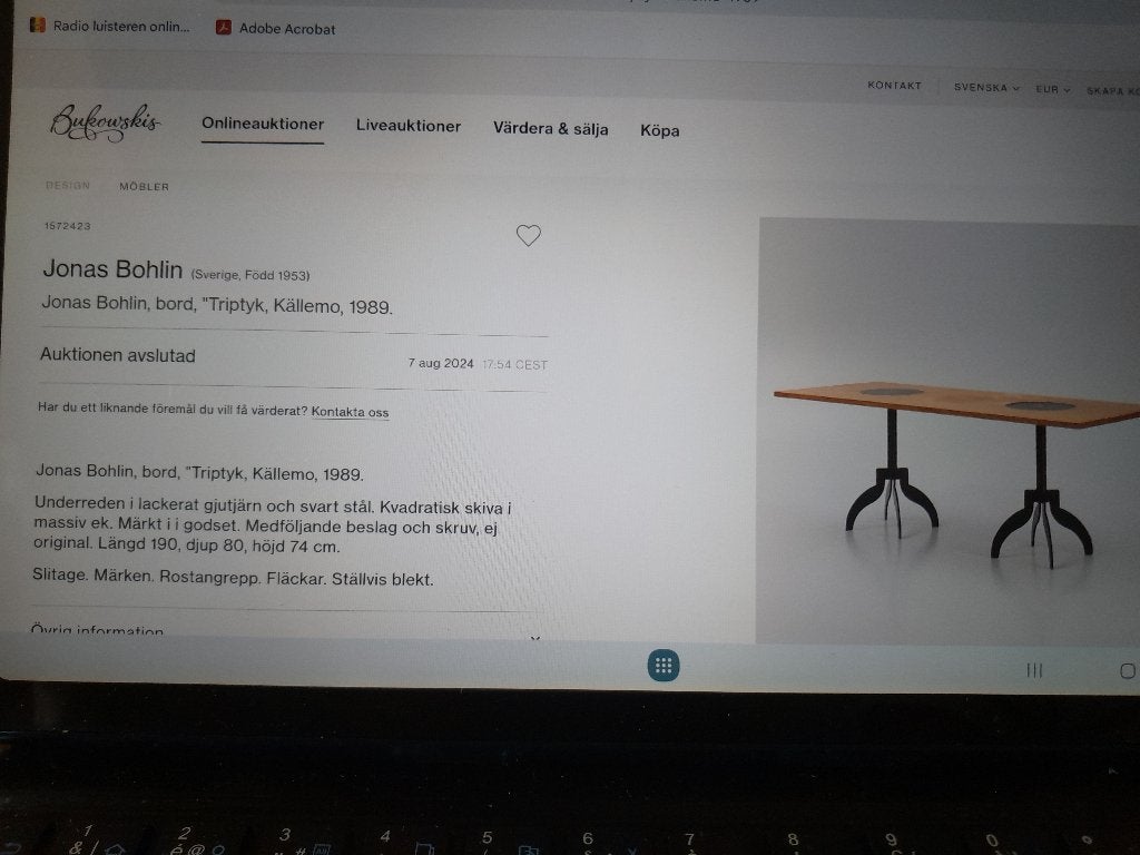 eettafel, Huis en Inrichting, Ophalen, Gebruikt, Design, 200 cm of meer
