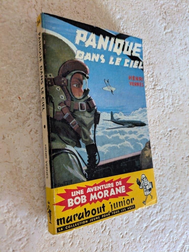 Bob Morane (Panique dans le ciel)., Ophalen of Verzenden, Gelezen, Henri Vernes.