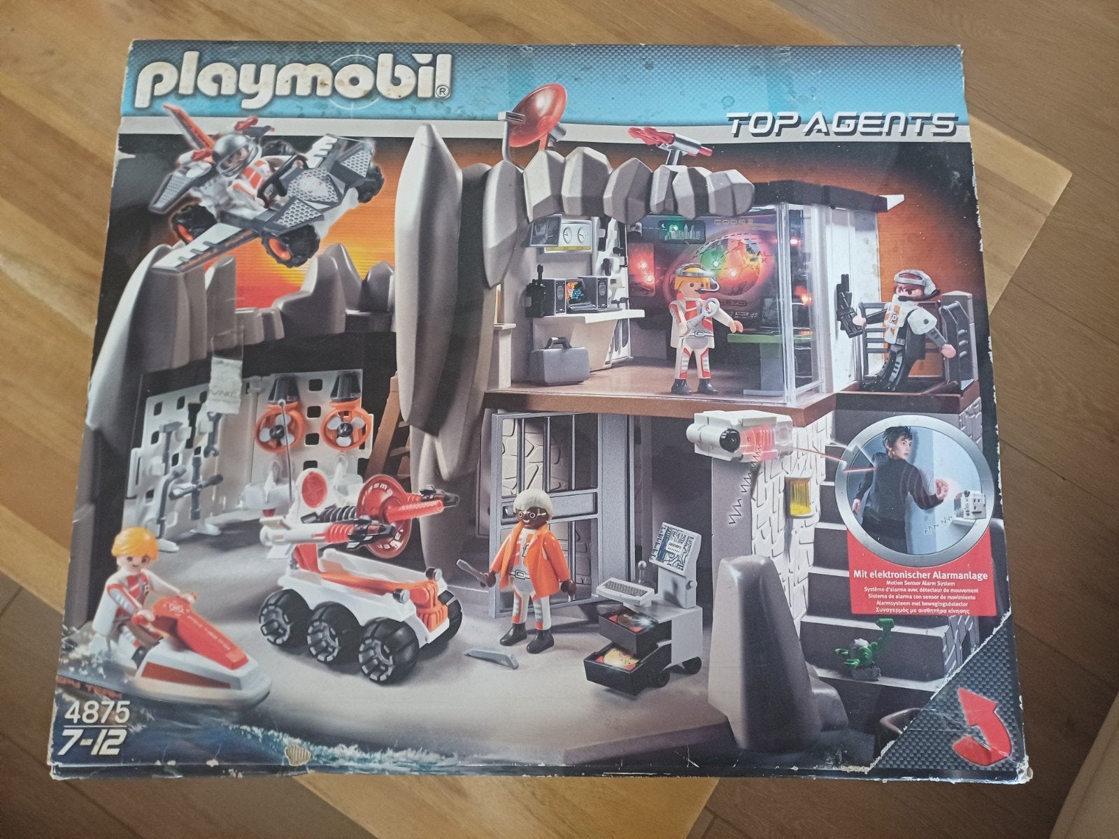 playmobil 4875 topagents hoofdkwartier, Ophalen, Gebruikt, Gebouw