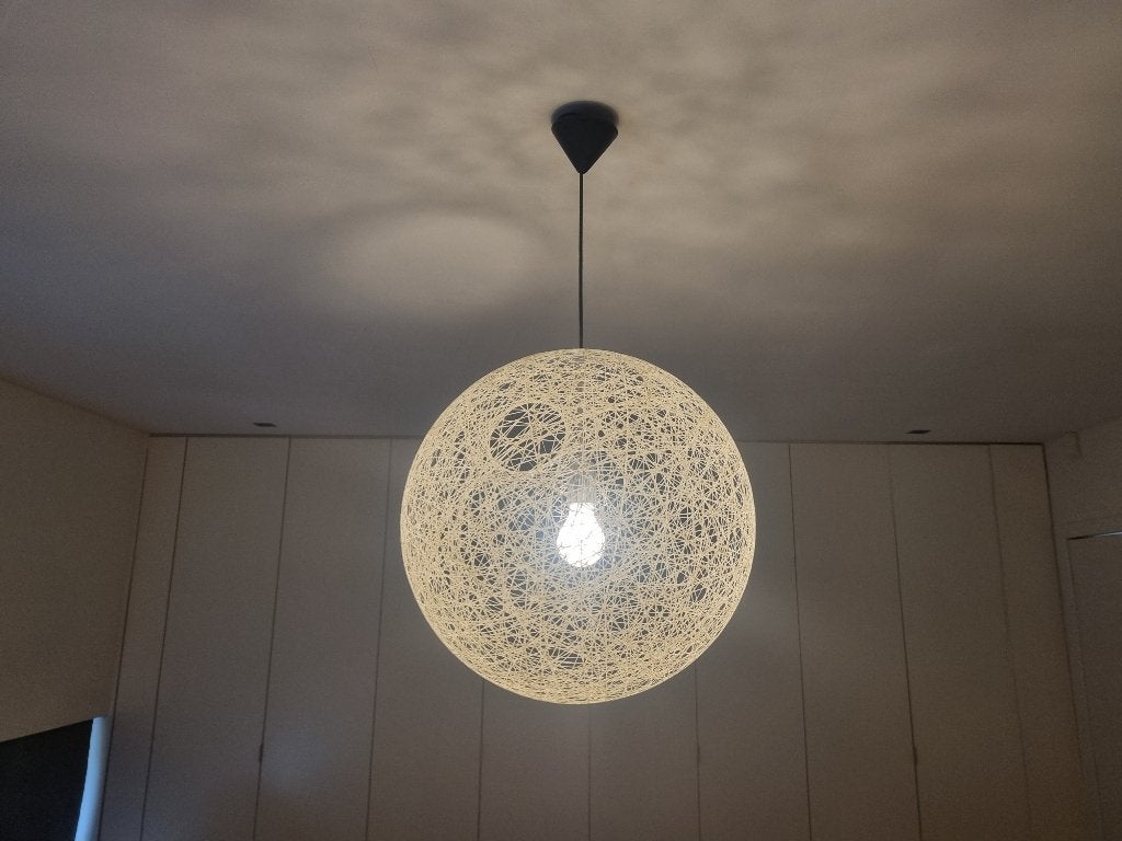 Random light Moooi in wit 50 cm, Enlèvement ou Envoi, Comme neuf, Synthétique, E27 (grand)