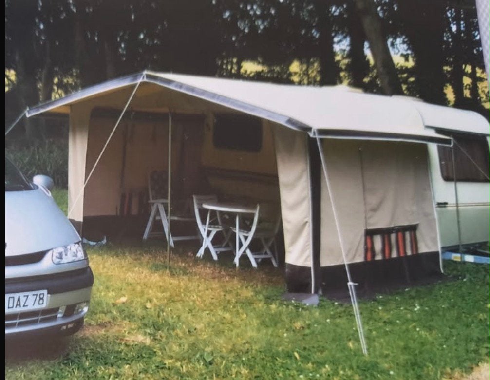 Store auvent, caravane vintage, Caravans en Kamperen, Ophalen, Zo goed als nieuw