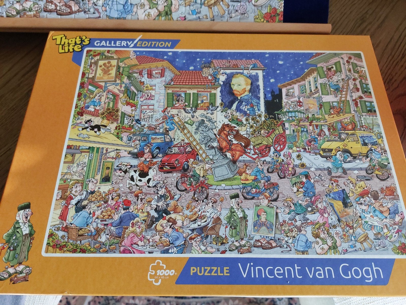 that's life puzzel Vincent van Gogh 1000 stukjes, Ophalen of Verzenden, 500 t/m 1500 stukjes, Zo goed als nieuw, Legpuzzel