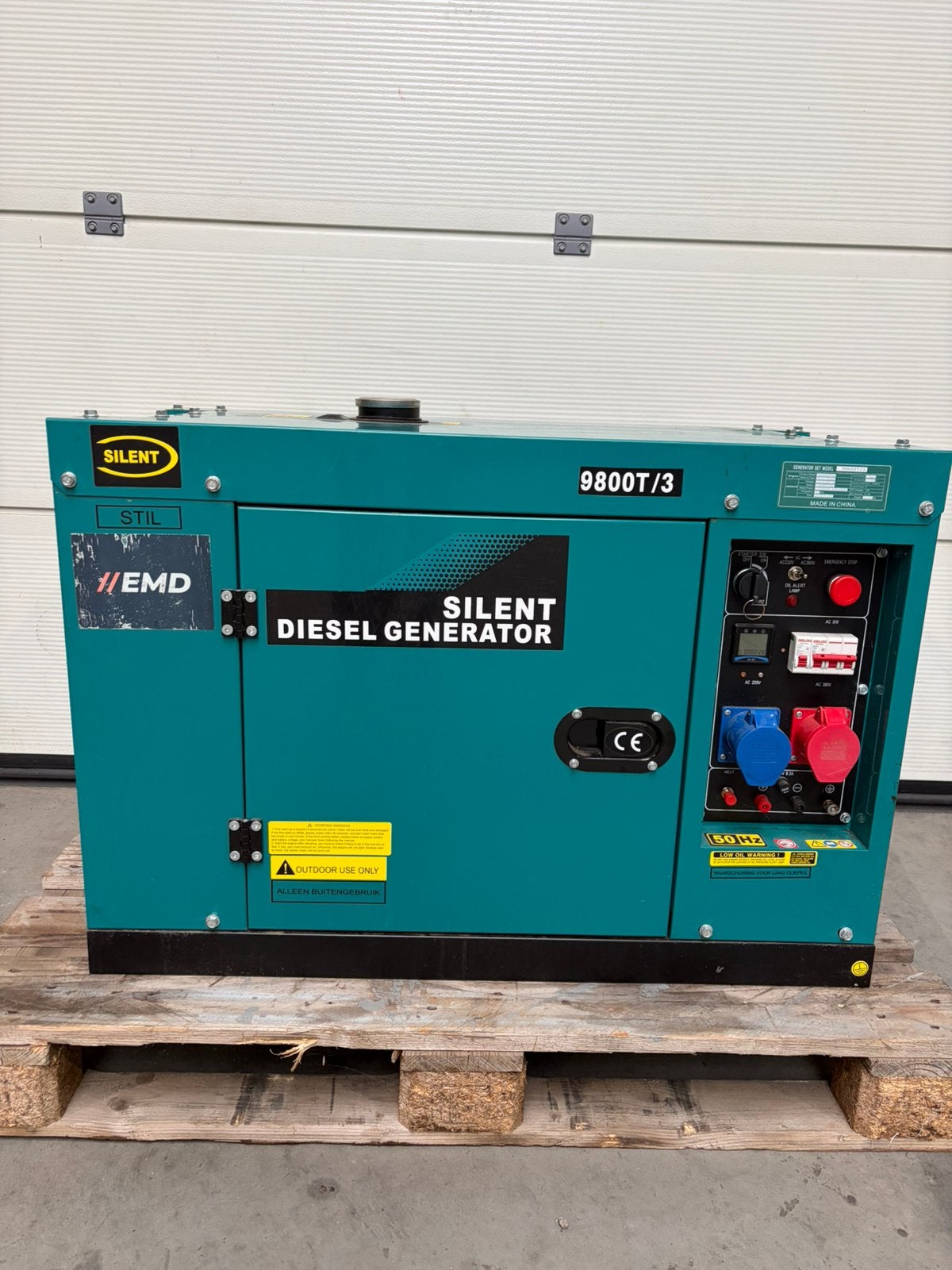 Stroomgroep diesel als nieuw, Doe-het-zelf en Bouw, Ophalen, Zo goed als nieuw