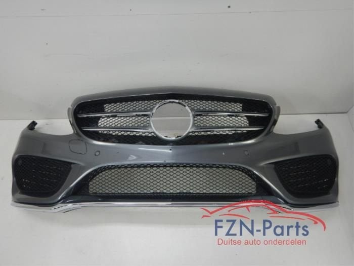 Mercedes-Benz C-Klasse W205 AMG Style Voorbumper 6PDC, Enlèvement ou Envoi, Utilisé, Avant, Pare-chocs
