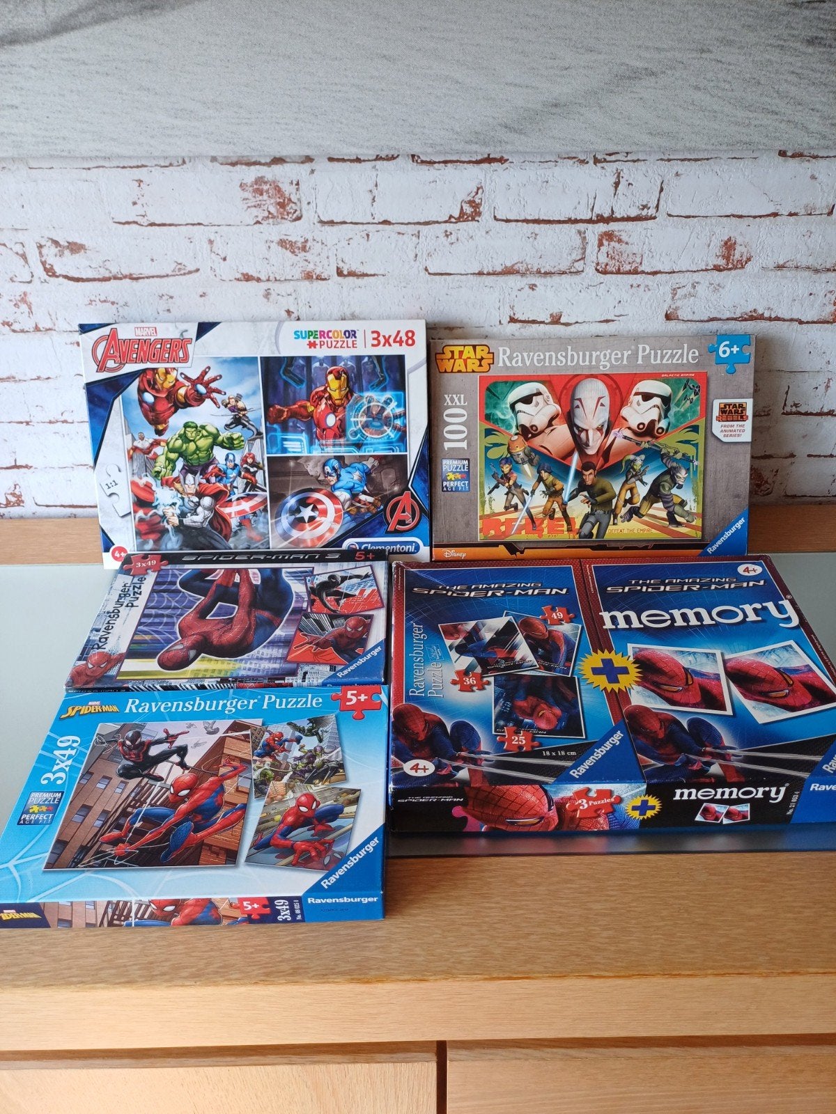 5 puzzles de super-héros, Enlèvement ou Envoi