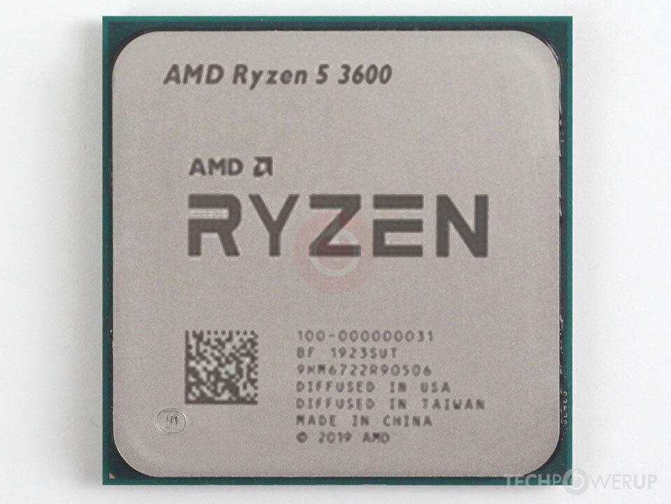 Ryzen 5 3600, Computers en Software, Processors, Ophalen of Verzenden, Zo goed als nieuw