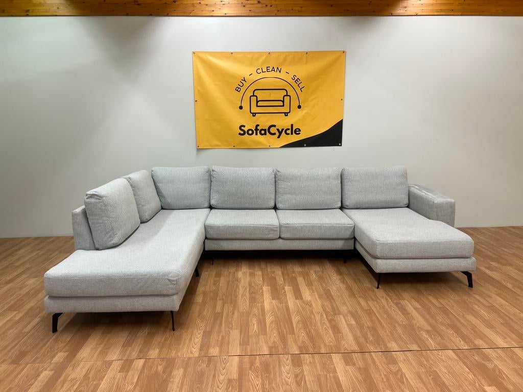 Grand siège en U gris - Siège/SofaCycle/Livraison/Nettoyage