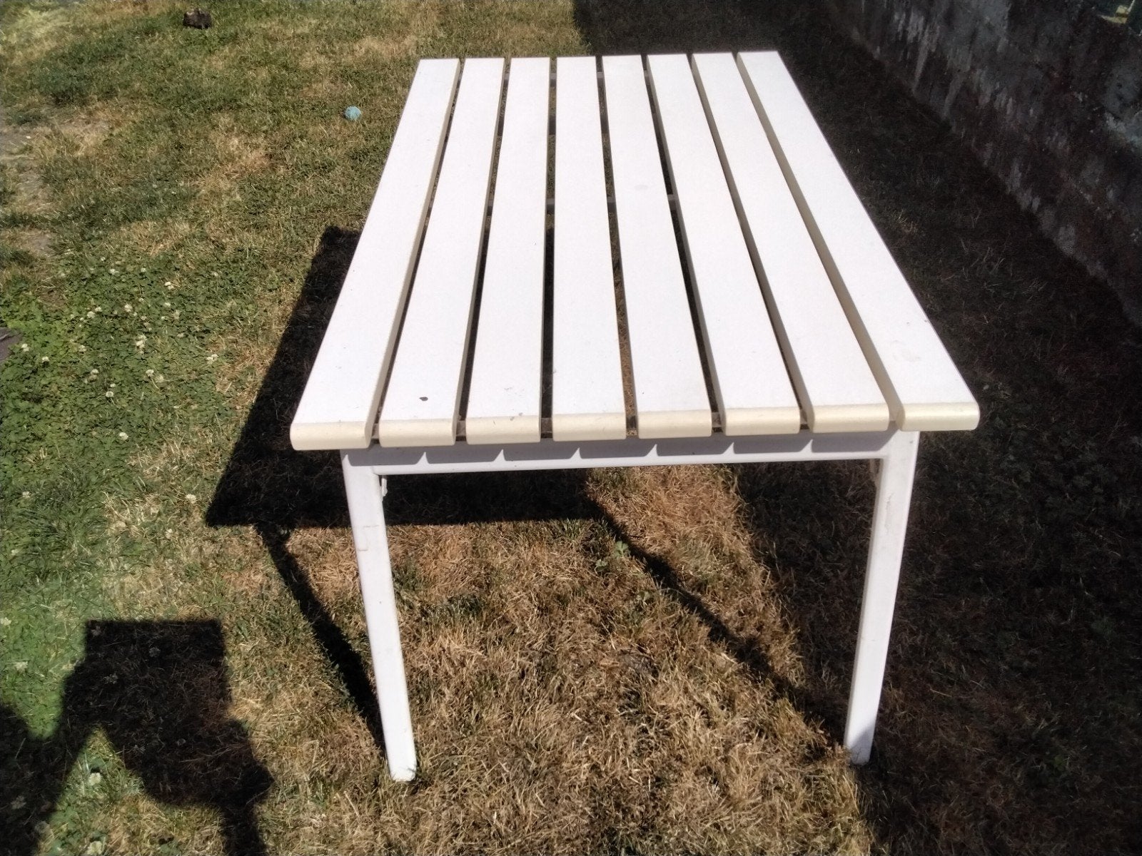 TABLE DE JARDIN EN FER REPLIABLE, Jardin & Terrasse, Enlèvement