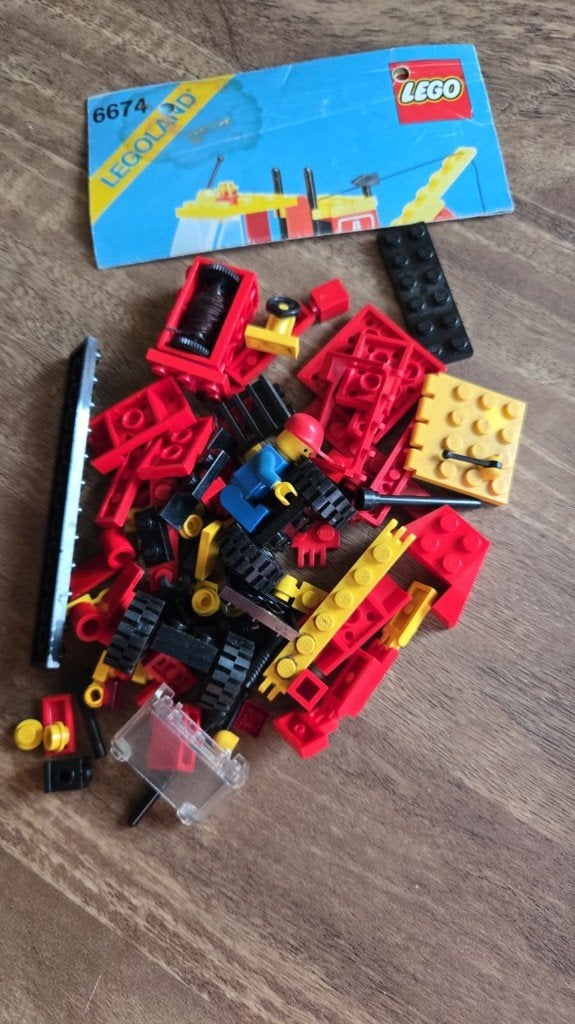 Lego City 6674 - Crane Truck, Lego, Ophalen of Verzenden, City, Gebruikt