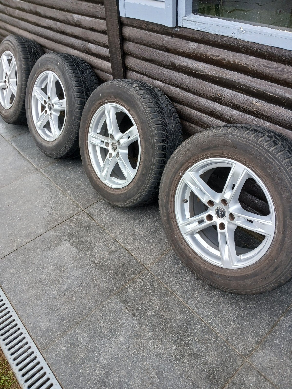 winterset audi Q5 17 inch steek 5x112, Enlèvement, 17 pouces, Pneus hiver