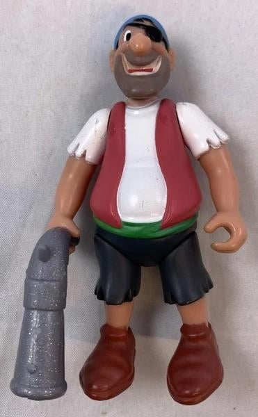 Disney Heroes Peter Pan Piraat Captain Hook Figuur 2004, Verzamelen, Poppetjes en Figuurtjes, Verzenden, Zo goed als nieuw