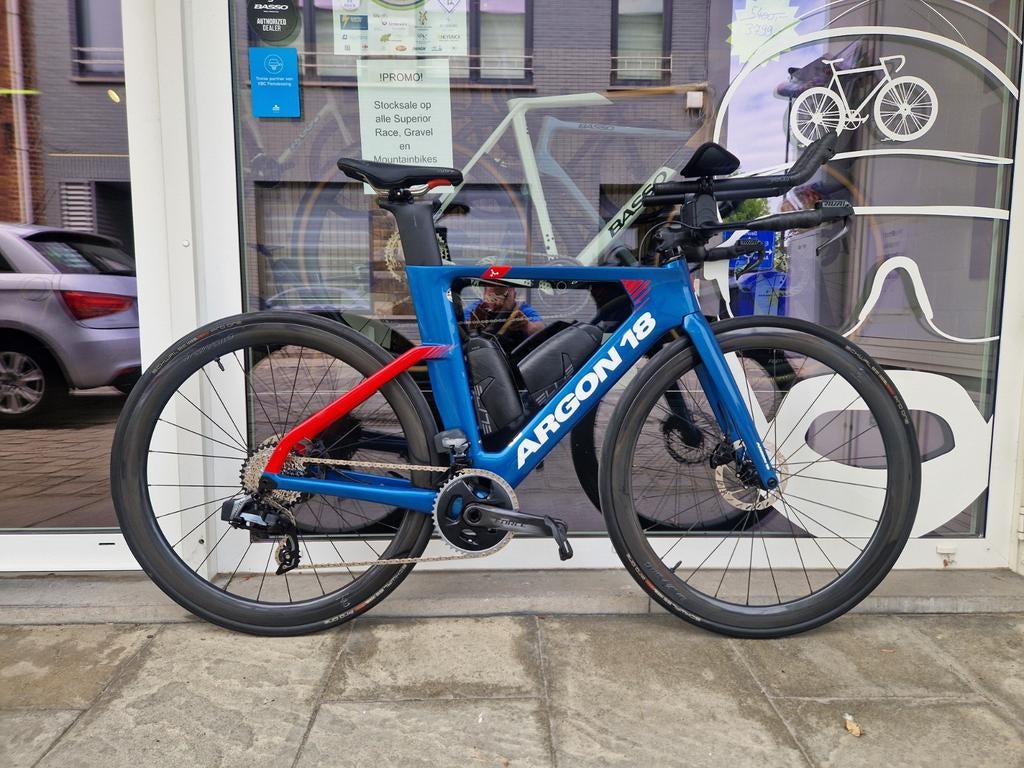 Argon 18 e117 tijdrit/Triathlon, maat 54, Sram Force/Rival, Nieuw, Argon 18, Schijfrem, Ophalen
