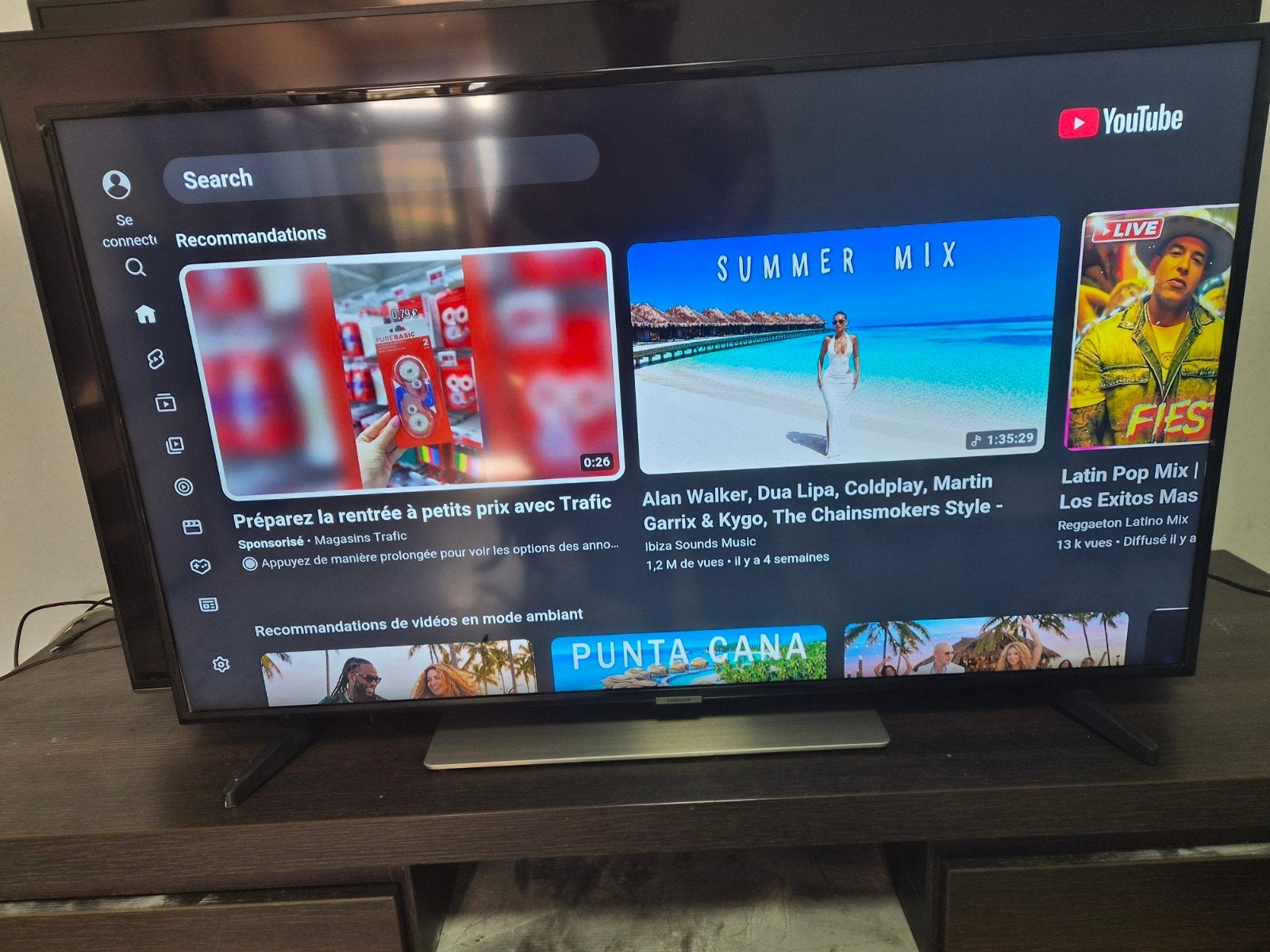 tv Samsung 4K 109 cm. connecté. fonctionne parfaitement, Enlèvement, LCD, Samsung, Smart TV