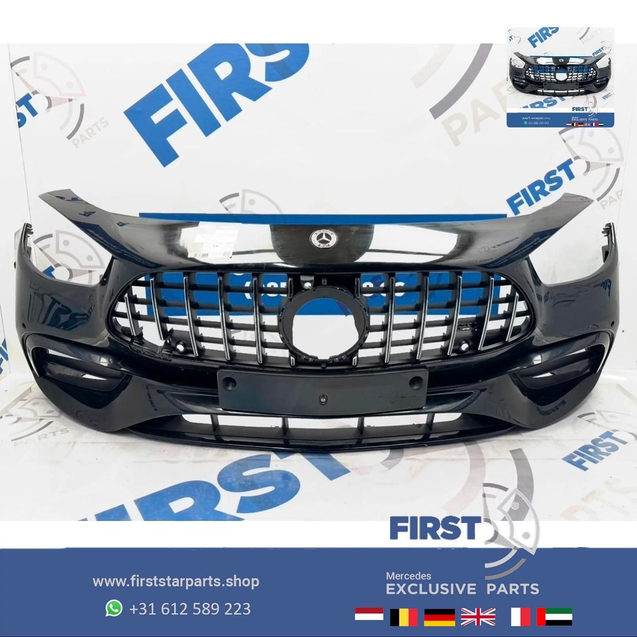 W213 FACELIFT E63 BUMPER E63s AMG VOORBUMPER COMPLEET + GT G, Utilisé, -, Avant, -