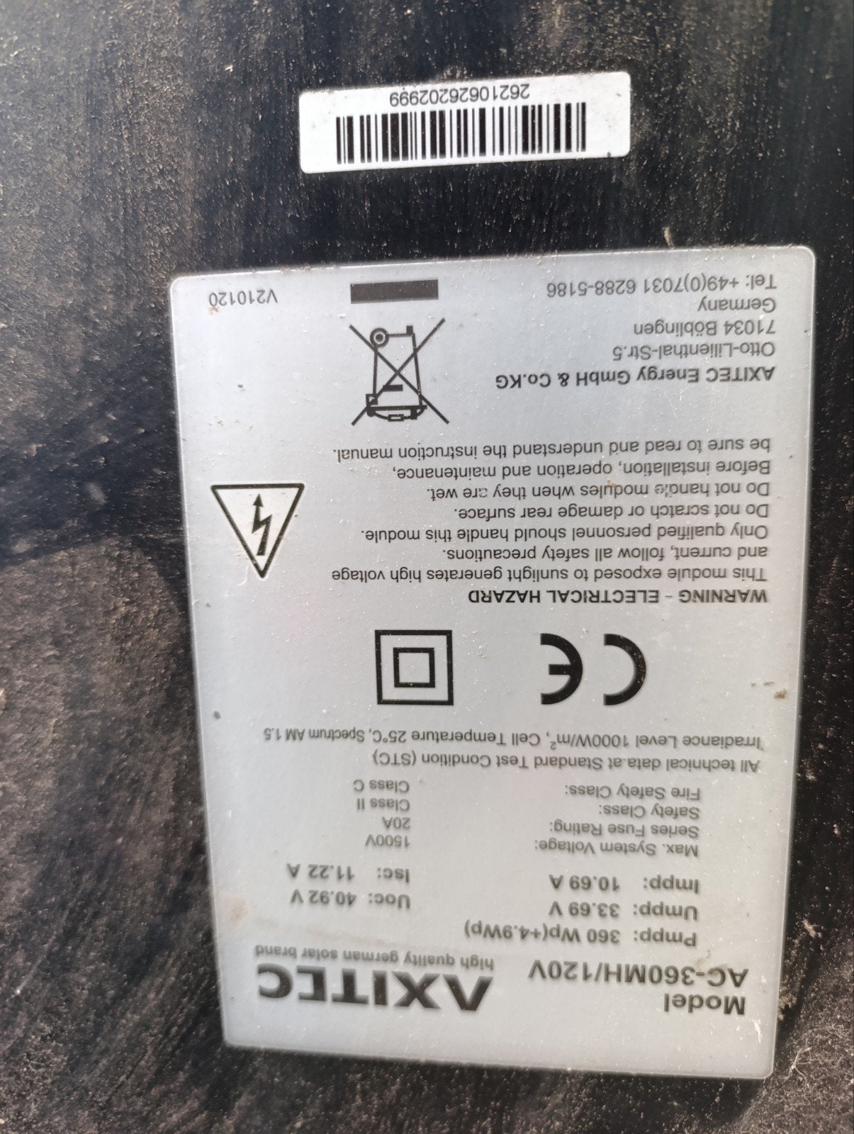 zonnepaneel met omvormer, Doe-het-zelf en Bouw, Zonnepanelen en Toebehoren, Ophalen, Nieuw, Compleet systeem, 200 wattpiek of meer