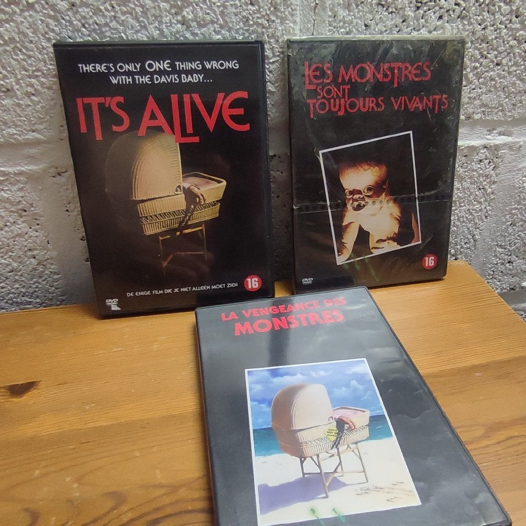 IT'S ALIVE (Le monstre) - Pack dvd Intégrale (Larry Cohen), Enlèvement ou Envoi, Comme neuf, Monstres
