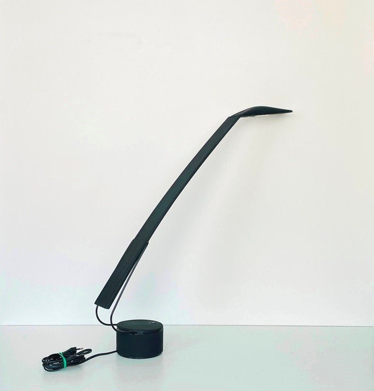 Lampe Dove par Barbaglia & Colombo. Paf Studio. Vintage 80s, Vintage, Enlèvement ou Envoi, Verre, Lampe de bureau