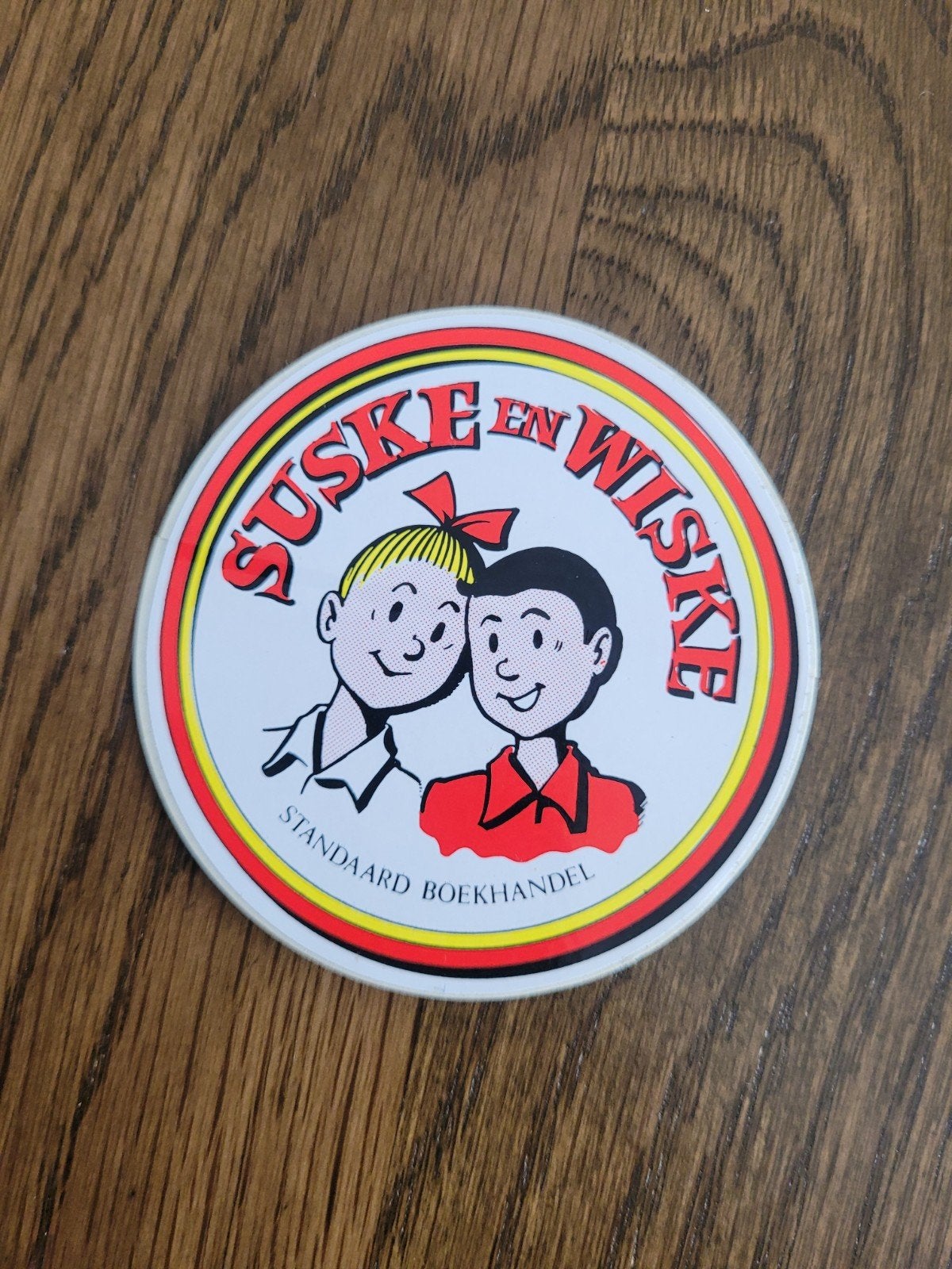 oude sticker suske en wiske, Ophalen of Verzenden