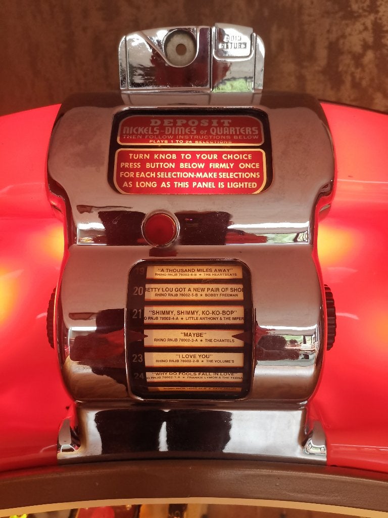 Packard Pla-Mor jukebox 78 rpm bouwjaar 1946, Gebruikt, Voor 1950, Ophalen, Met singles