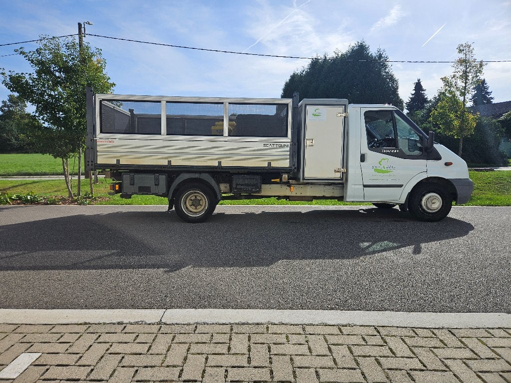 Ford Transit kipper, Auto's, Achterwielaandrijving, Trekhaak, Wit, Bedrijf