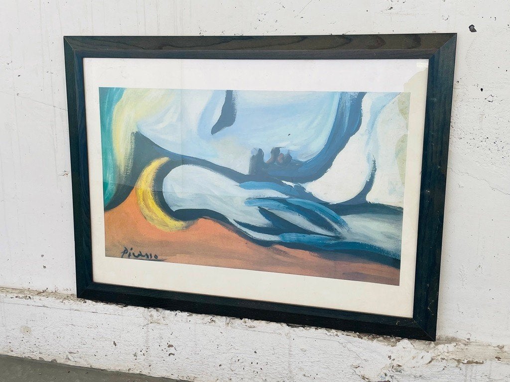 Kunstdruk - Picasso, ' De rest ' (78 x 58), Ophalen, Zo goed als nieuw, Print