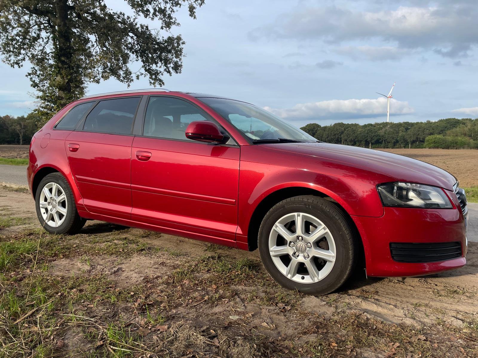 2010 Audi A3 1.6TDI, Zwart, 4 cilinders, 1600 cc, Leder