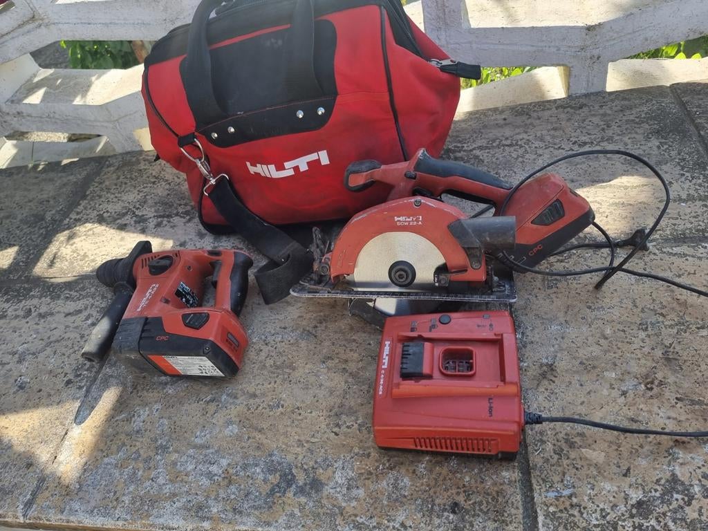 Hilti set scie circulaire foreuse t4 a22, Doe-het-zelf en Bouw, Ophalen