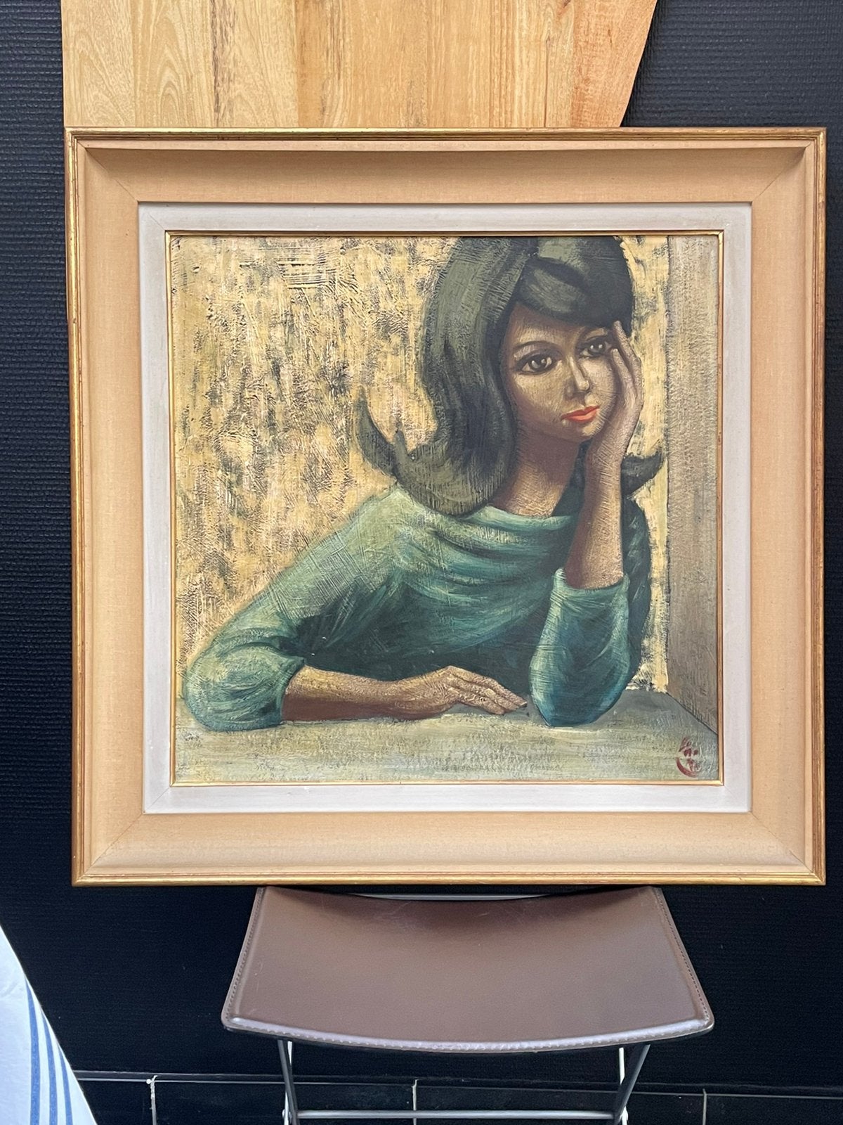 Schilderij Ludo Laagland, Enlèvement, Peinture à l'huile