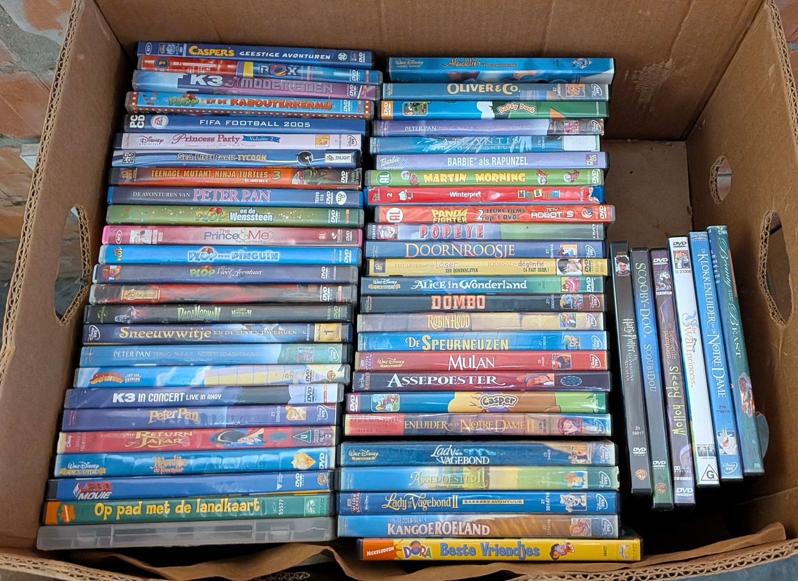 Disney dvd films, Ophalen, Zo goed als nieuw