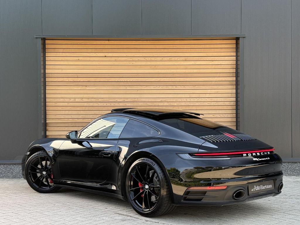 Porsche 992 992 3.0 Carrera 4S Sport-Chrono|SCHUIFDAK|SPORTU, Auto's, Automaat, Zwart, Zwart, 4x4