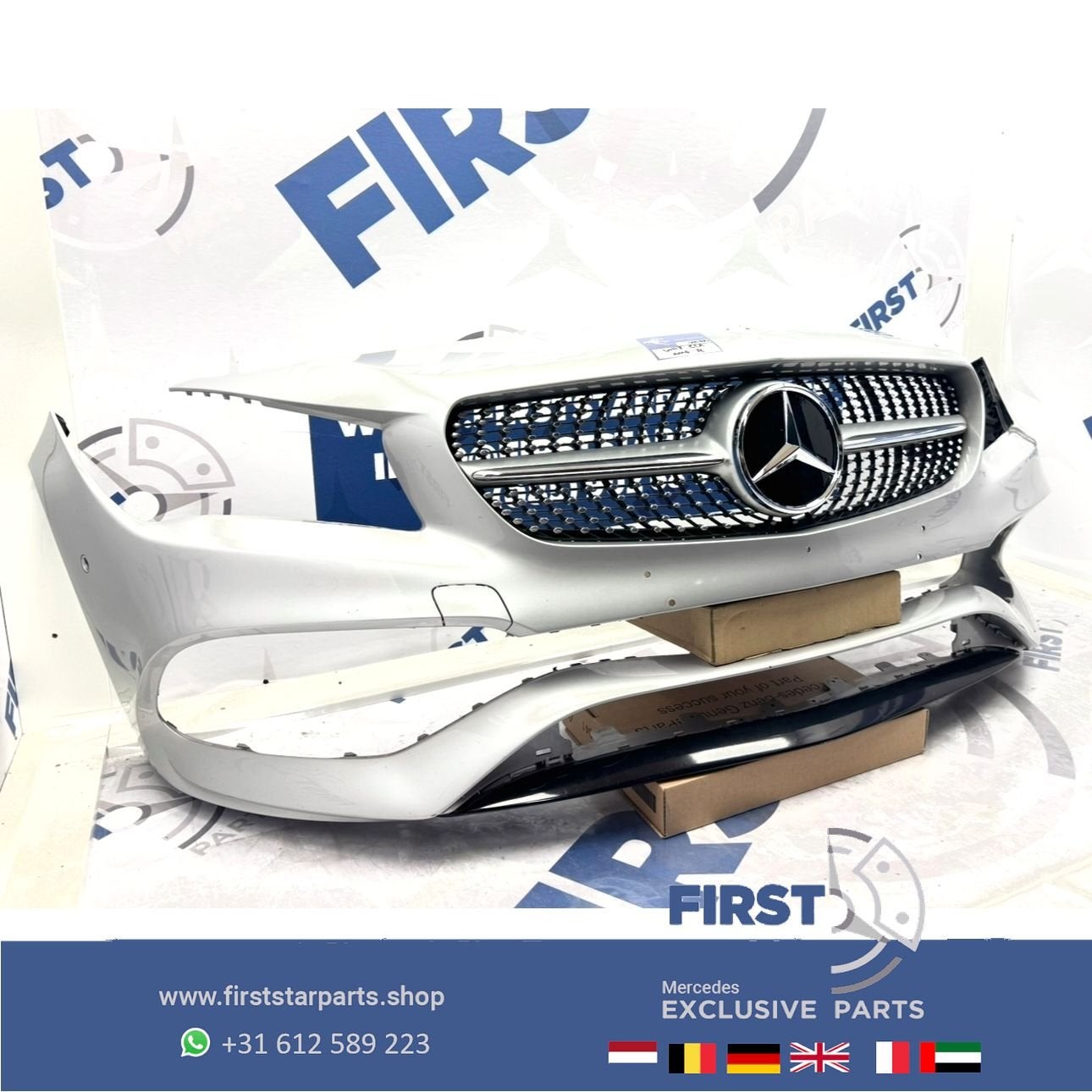 C117 X117 AMG BUMPER CLA Facelift AMG Voorbumper W117 A11788, Utilisé, -, Avant, -