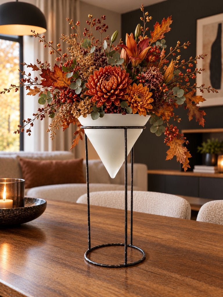 Decoratieve vaas, Ophalen, Gebruikt, Glas, 45 cm