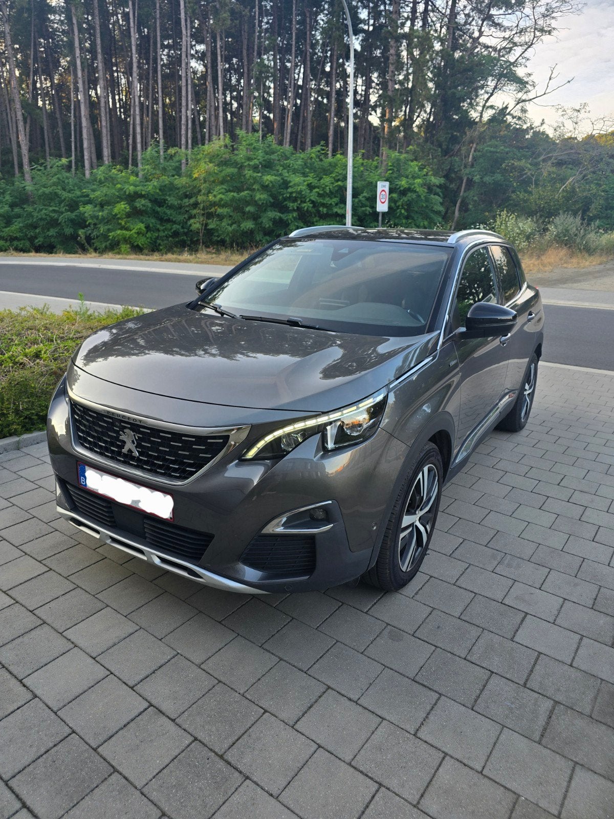 PEUGEOT 3008 1.2 PURETECH GT LINE - AUTOMAAT - 2017, Auto's, Peugeot, Automaat, Stof, Zwart, Grijs