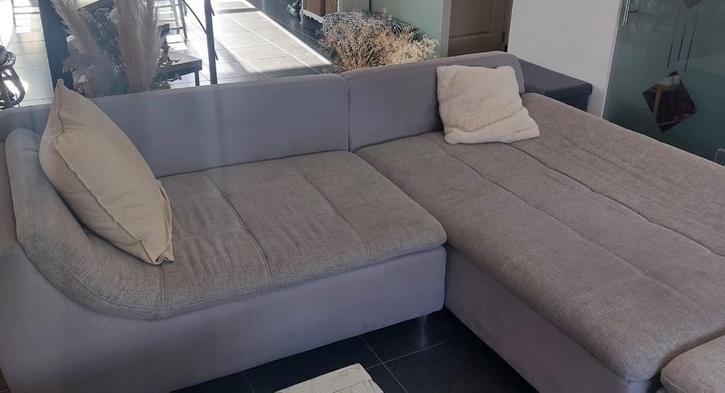 Hoeksalon, Huis en Inrichting, Ophalen, Gebruikt, Stof