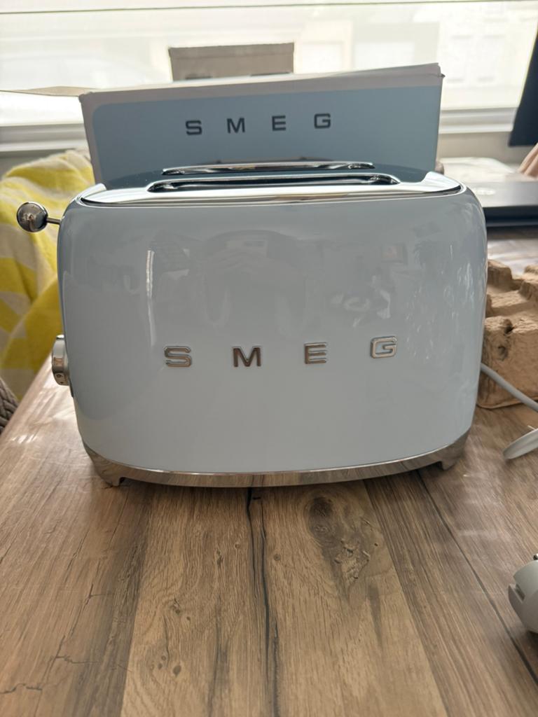 Smeg broodrooster blauw, Elektronische apparatuur, Broodroosters, Ophalen, Nieuw