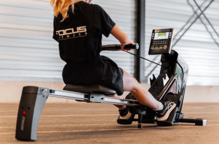 Roeitrainer /Indoorroeier Focus Fitness ROW 3, Sport en Fitness, Ophalen, Overige materialen, Benen, Zo goed als nieuw